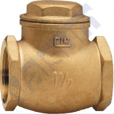 VALVULA DE RETENCION DE CLAPETA, LATÓN, ROSCADA